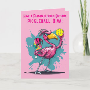 Flamin-go for the Win: The Ultimate Pickleball  Holiday Card