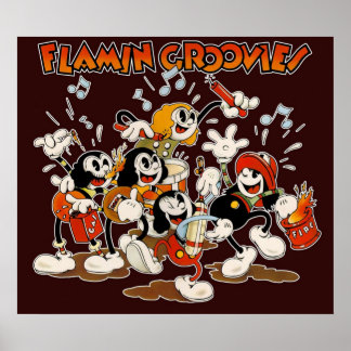 Flamin Groovies Supersnazz Poster