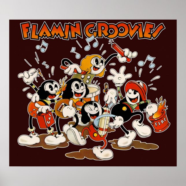 Flamin Groovies Supersnazz Poster (Front)