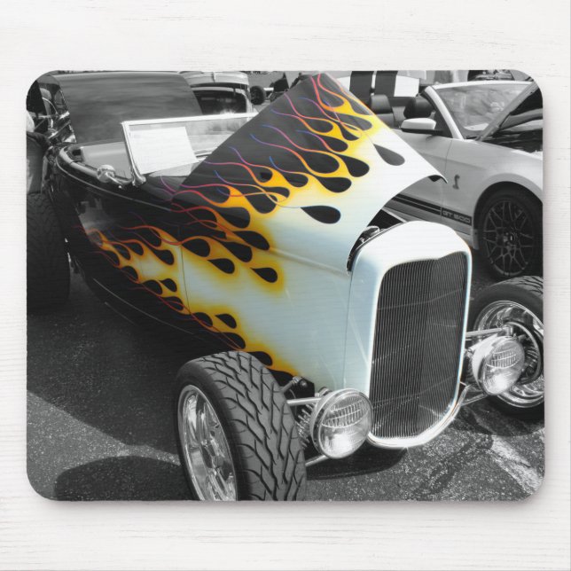 Flamin' Hot Rod Mouse Mat (Front)