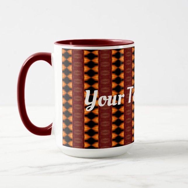 Flamin' Lace Mug (Left)
