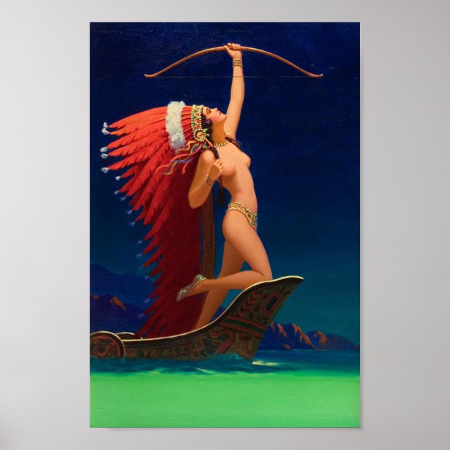 Flaming Arrow - Edward Mason Eggleston Poster (Front)