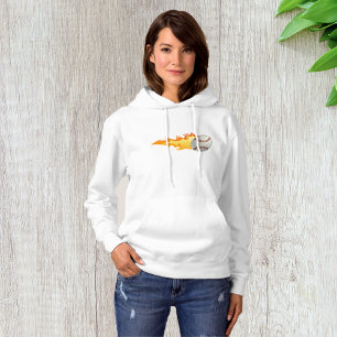 Flaming Baseball Hoodie