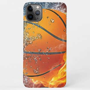 Flaming basketball iPhone 11Pro max case