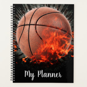 Flaming Basketball Planner