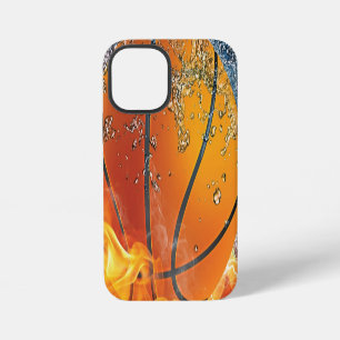 Flaming basketball throw pillow iPhone 12 mini case