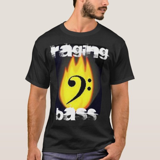 Flaming Bass Clef Shirt