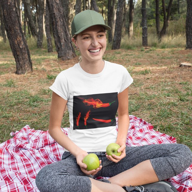 Flaming Chilli Peppers T-Shirt (Creator Uploaded)