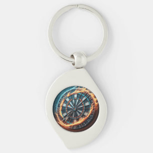 Flaming Dart Arena Ignite the passion of the Darts Key Ring
