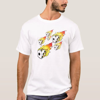 Flaming Dice tee