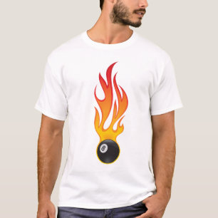 flaming eightballl T-Shirt