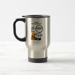 Flaming Feminist Smash the Patriarchy RBG 9 Travel Mug