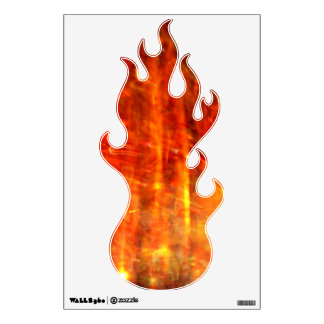 Flaming Fire Abstract Art