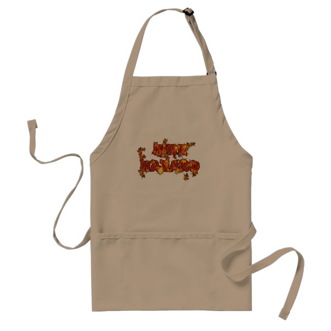 Flaming Fire Hazard Standard Apron (Front)