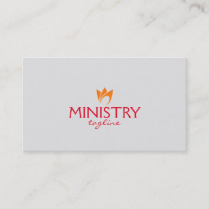 Flaming Fire (orange flames) Business Card