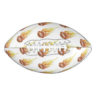 Flaming Football American Football
