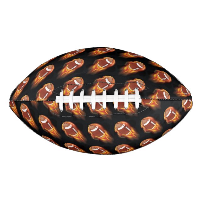 Flaming Football/Black American Football (Front)