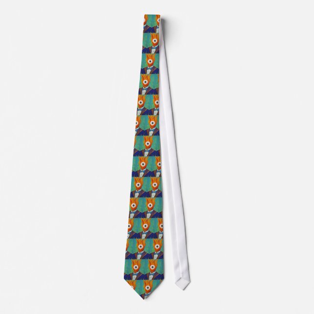 Flaming Formal Eyeball Tie (Front)