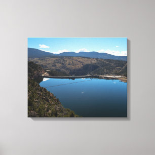 Flaming Gorge Lake Spillway Canvas Print