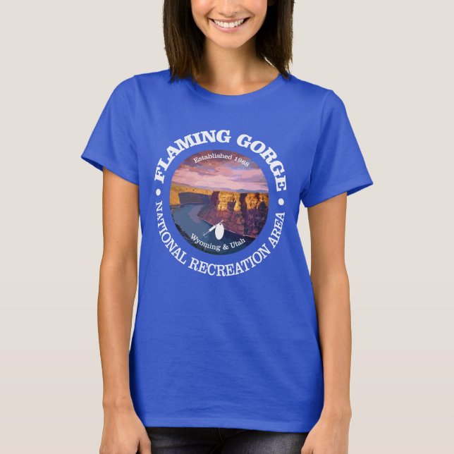 Flaming Gorge NRA (rd) T-Shirt (Front)