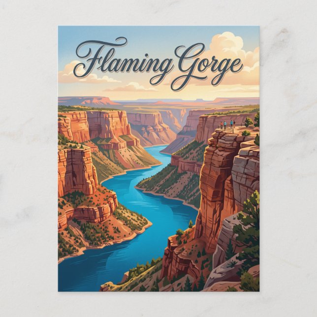 Flaming Gorge Utah Postcard (Front)