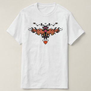 Flaming harpy colourful cool sketch v3 T-Shirt
