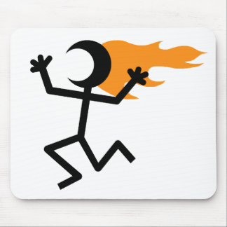 Flaming Head Mouse Mat