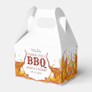 Flaming Hot Fire BBQ Grill Party Favour Box