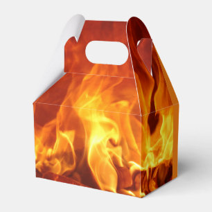 FLAMING HOT FIRE FAVOUR BOX