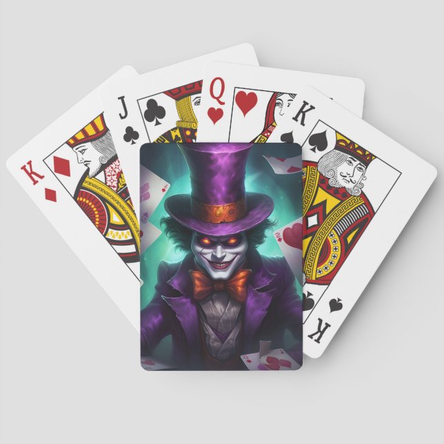 Flaming Joker Card Game (Back)