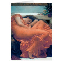 FLAMING JUNE antique painting