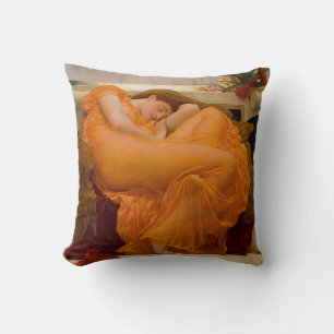 Flaming June (by Frederic Leighton) Cushion