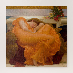 Flaming June (by Frederic Leighton) Jigsaw Puzzle