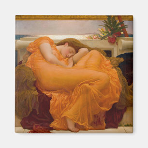 Flaming June (by Frederic Leighton) Magnet