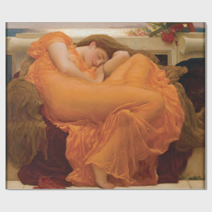 Flaming June by Frederic Leighton Wrapping Paper