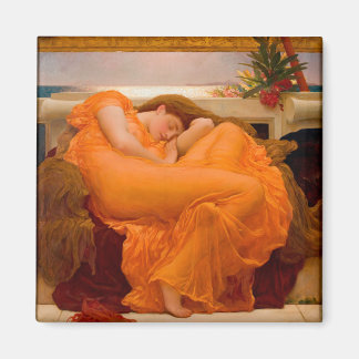 Flaming June by Frederic Lord Leighton 1830 Magnet