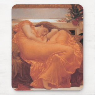 Flaming June by Frederick Leighton Mouse Mat