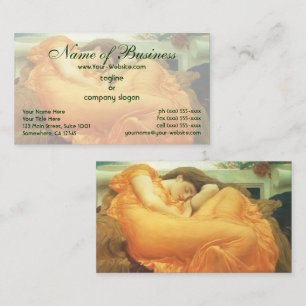 Flaming June by Lord Frederic Leighton Business Card