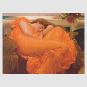 Flaming June by Lord Frederic Leighton Tissue Paper