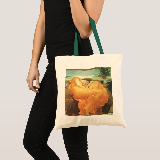 Flaming June by Lord Frederic Leighton Tote Bag (Front (Product))