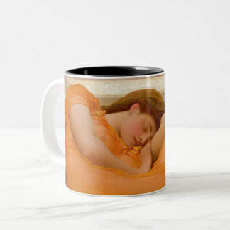 Flaming June by Sir Frederic Leighton Vintage Two-Tone Coffee Mug
