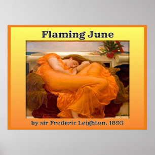 Flaming June Poster