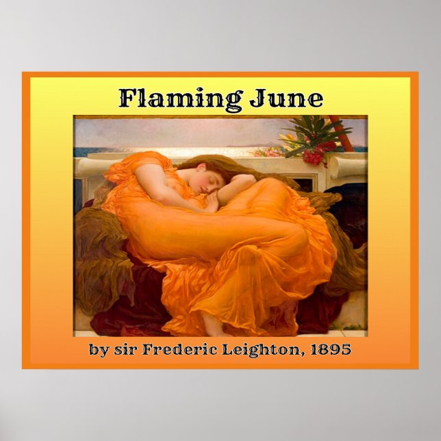 Flaming June Poster (Front)