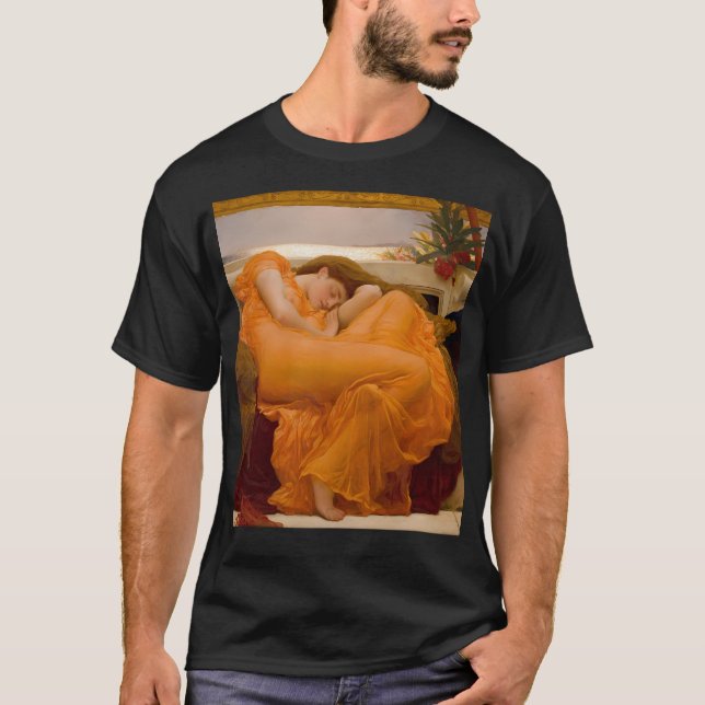 Flaming June - Sir Frederic Leighton T-Shirt (Front)