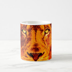 Flaming Lion of Judah Magic Mug