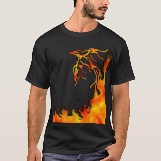 Flaming Phoenix T-Shirt (Front)