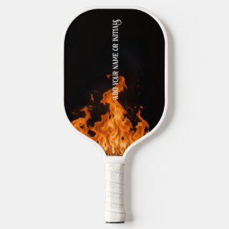 Flaming  pickleball paddle