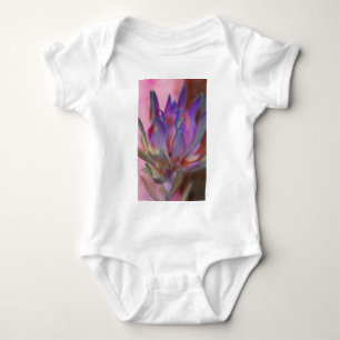 Flaming Protea in Pink and Purple Baby Bodysuit