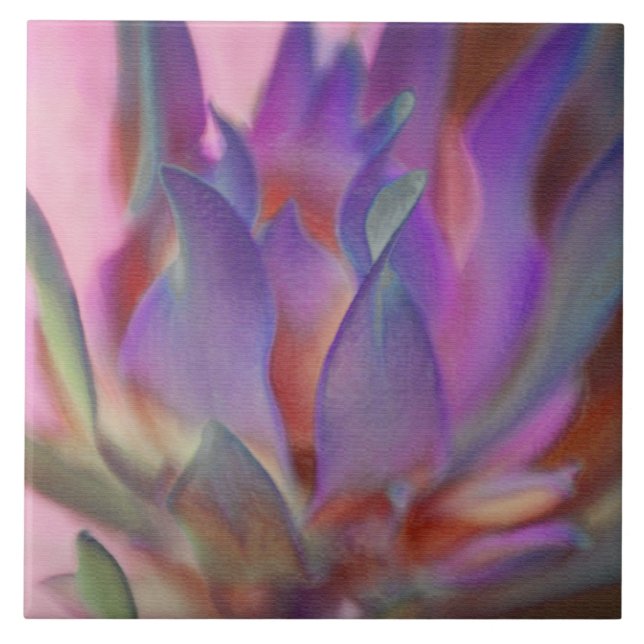 Flaming Protea Tile (Front)