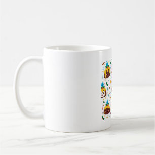 Flaming Pudding Christmas Dessert Cute Art Coffee Mug